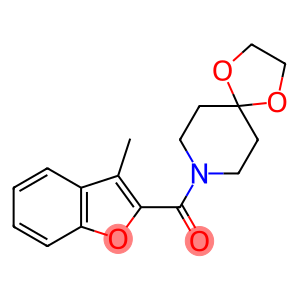 1,4-Dioxa-8-azaspiro[4.5]decane,8-[(3-methyl-2-benzofuranyl)carbonyl]-(9CI)
