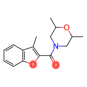 Morpholine, 2,6-dimethyl-4-[(3-methyl-2-benzofuranyl)carbonyl]- (9CI)