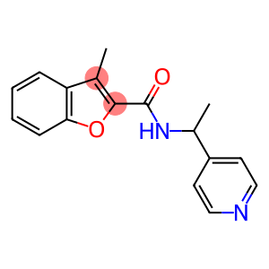 2-Benzofurancarboxamide,3-methyl-N-[1-(4-pyridinyl)ethyl]-(9CI)
