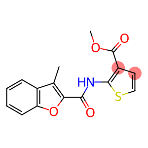 3-Thiophenecarboxylic acid, 2-[[(3-methyl-2-benzofuranyl)carbonyl]amino]-, methyl ester