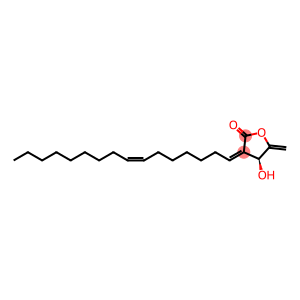2(3H)-Furanone, 3-(7Z)-7-hexadecen-1-ylidenedihydro-4-hydroxy-5-methylene-, (3Z,4S)-