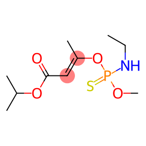 3-[Ethylamino(methoxy)phosphinothioyloxy]-2-butenoic acid isopropyl ester