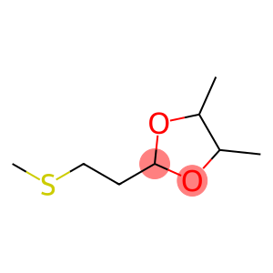 1,3-Dioxolane, 4,5-dimethyl-2-[2-(methylthio)ethyl]-