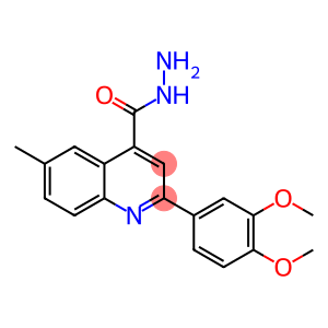 2-(3,4-DIMETHOXYPHENYL)-6-METHYLQUINOLINE-4-CARBOHYDRAZIDE