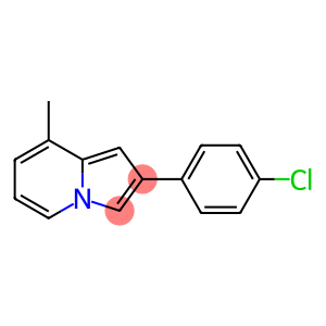 Indolizine, 2-(4-chlorophenyl)-8-methyl- (9CI)