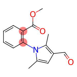 Benzoic acid, 2-(3-formyl-2,5-dimethyl-1H-pyrrol-1-yl)-, methyl ester (9CI)