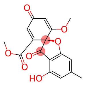 (+)-4-Hydroxy-6'-methoxy-6-methyl-3,4'-dioxospiro[benzofuran-2(3H),1'-[2,5]cyclohexadiene]-2'-carboxylic acid methyl ester