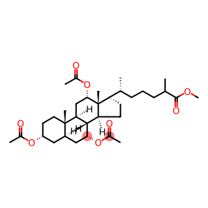 3α,7α,12α-Trihydroxy-5α-cholestan-26-oic Acid Methyl Ester Triacetate