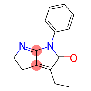 Pyrrolo[2,3-b]pyrrol-2(1H)-one, 3-ethyl-4,5-dihydro-1-phenyl- (9CI)