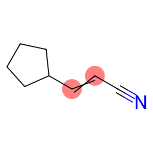 3-cyclopentylprop-2-enenitrile