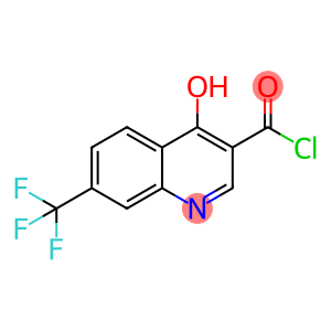 4-Hydroxy-7-(trifluoromethyl)quinoline-3-carbonyl chloride