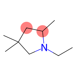 Pyrrolidine, 1-ethyl-2,4,4-trimethyl- (9CI)