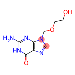 2-amino-1,9-dihydro-9-((2-hydroxyethoxy)-methyl)-6h-purin-6-on