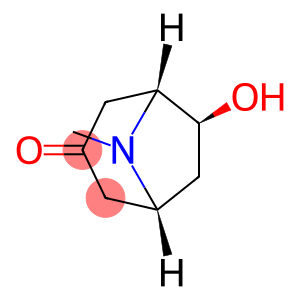 8-Azabicyclo[3.2.1]octan-3-one, 6-hydroxy-8-methyl-