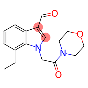 1H-Indole-3-carboxaldehyde, 7-ethyl-1-[2-(4-morpholinyl)-2-oxoethyl]-