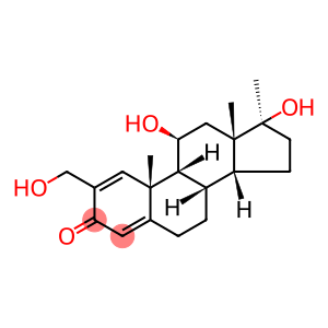 Androsta-1,4-dien-3-one, 11,17-dihydroxy-2-(hydroxymethyl)-17-methyl-, (11α,17β)-