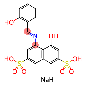 2,7-Naphthalenedisulfonic acid, 4-hydroxy-5-(2-hydroxyphenyl)methyleneamino-, monosodium salt