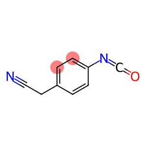 Benzeneacetonitrile, 4-isocyanato- (9CI)