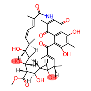 3,25-Methano-1H-4-benzazacyclotricosine-14-carboxylic acid, 4,5,10,11,12,13,14,15,16,17,18,21-dodecahydro-11,13,15,17,22,24-hexahydroxy-2,6,10,12,16,18,20,23-octamethyl-1,5,21,26-tetraoxo-, methyl ester, (6E,8Z,10R,11R,12R,13R,14R,15R,16R,17S,18S,19E)- (9CI)