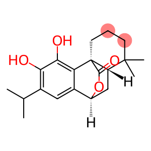 2H-9,4a-(Epoxymethano)phenanthren-12-one, 1,3,4,9,10,10a-hexahydro-5,6-dihydroxy-1,1-dimethyl-7-(1-methylethyl)-, (4aR-(4aalpha,9alpha,10abeta))-