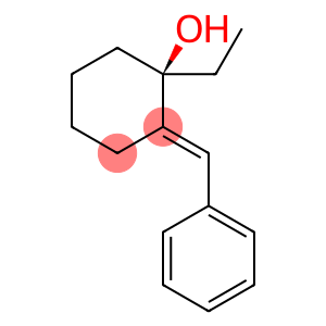 Cyclohexanol,1-ethyl-2-(phenylmethylene)-,(2E)-(+)-(9CI)