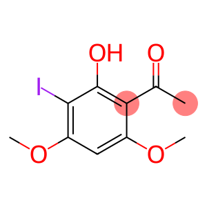 2-羟基-3-碘-4,6-二甲氧基苯乙酮