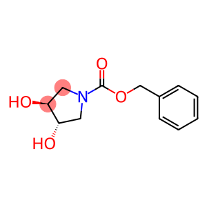 (3S,4S)-3,4-Dihydroxy-1-pyrrolidinecarboxylic acid phenylmethyl ester