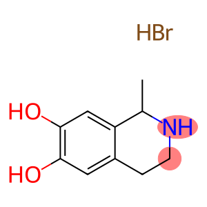 6,7-二羟基-1-甲基-1,2,3,4-四氢异喹啉氢溴酸