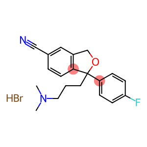 1-[3-(dimethylamino)propyl]-1-(4-fluorophenyl)-1,3-dihydroisobenzofuran-5-carbonitrile monohydrobromide