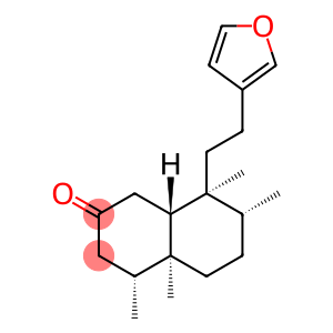 (1R)-5α-[2-(3-Furanyl)ethyl]-3,4,4aα,5,6,7,8,8a-octahydro-1β,5,6β,8aα-tetramethylnaphthalen-2(1H)-one