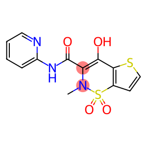 4-羟基-2-甲基-N-(2-吡啶基)-2H-噻吩并(2,3-e)-1,2-噻嗪-3-甲酰胺 1,1-二氧化物