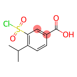 Benzoic acid, 3-(chlorosulfonyl)-4-(1-methylethyl)-