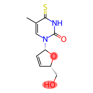 2',3'-didehydro-3'-deoxy-4-thiothymidine