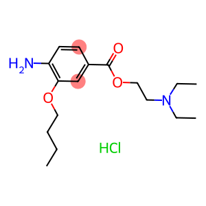 苯甲酸,4-氨基-3-丁氧基-,2-(二乙基氨基)乙酯,盐酸盐