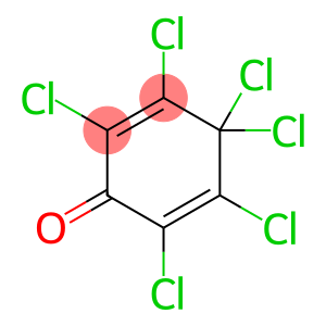 2,3,4,4,5,6-hexachlorocyclohexa-2,5-dien-1-one