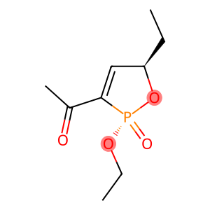 Ethanone, 1-[(2R,5R)-2-ethoxy-5-ethyl-2,5-dihydro-2-oxido-1,2-oxaphosphol-3-yl]-, rel- (9CI)