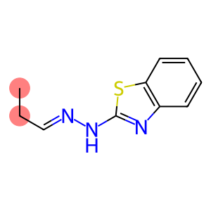 Propanal, 2-benzothiazolylhydrazone (9CI)