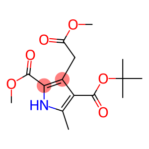 4-tert-Butyl 2-methyl 3-(2-methoxy-2-oxoethyl)-5-methyl-1H-pyrrole-2,4 -dicarboxylate