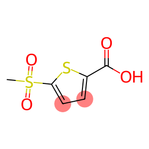 2-thiophenecarboxylic acid, 5-(methylsulfonyl)-