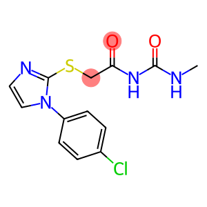1-[[[1-(p-Chlorophenyl)-1H-imidazol-2-yl]thio]acetyl]-3-methylurea