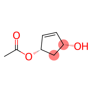 4-Cyclopentene-1,3-diol,monoacetate, (1S,3R)- (9CI)