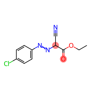 ethyl ((p-chlorophenyl)azo)cyanoacetate