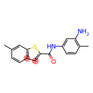 Benzo[b]thiophene-2-carboxamide, N-(3-amino-4-methylphenyl)-6-methyl- (9CI)