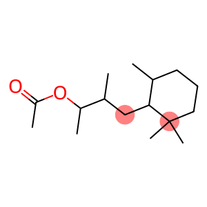 Cyclohexanepropanol, alpha,beta,2,6,6-pentamethyl-, 1-acetate