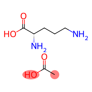 acetic acid,(2S)-2,5-diaminopentanoic acid