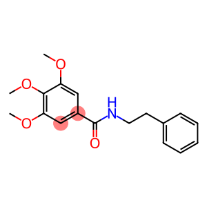 Benzamide, 3,4,5-trimethoxy-N-(2-phenylethyl)-