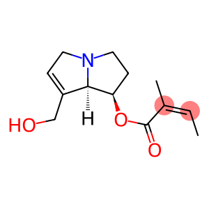 2-Butenoic acid, 2-methyl-, (1R,7aR)-2,3,5,7a-tetrahydro-7-(hydroxymethyl)-1H-pyrrolizin-1-yl ester, (2Z)-