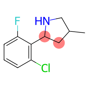 Pyrrolidine, 2-(2-chloro-6-fluorophenyl)-4-methyl- (9CI)