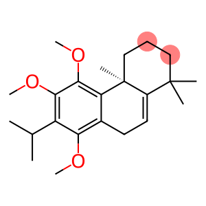 Phenanthrene, 1,2,3,4,4a,9-hexahydro-5,6,8-trimethoxy-1,1,4a-trimethyl-7-(1-methylethyl)-, (S)- (9CI)