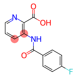 2-Pyridinecarboxylicacid,3-[(4-fluorobenzoyl)amino]-(9CI)